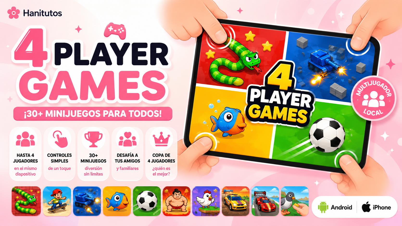 Juegos de 2 3 4 Jugadores Hanitutos
