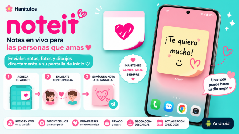 Miniatura de Noteit, app de notas compartidas para parejas y amigos.
