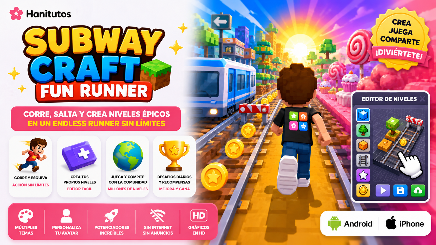 Subway Craft Fun Runner Hanitutos