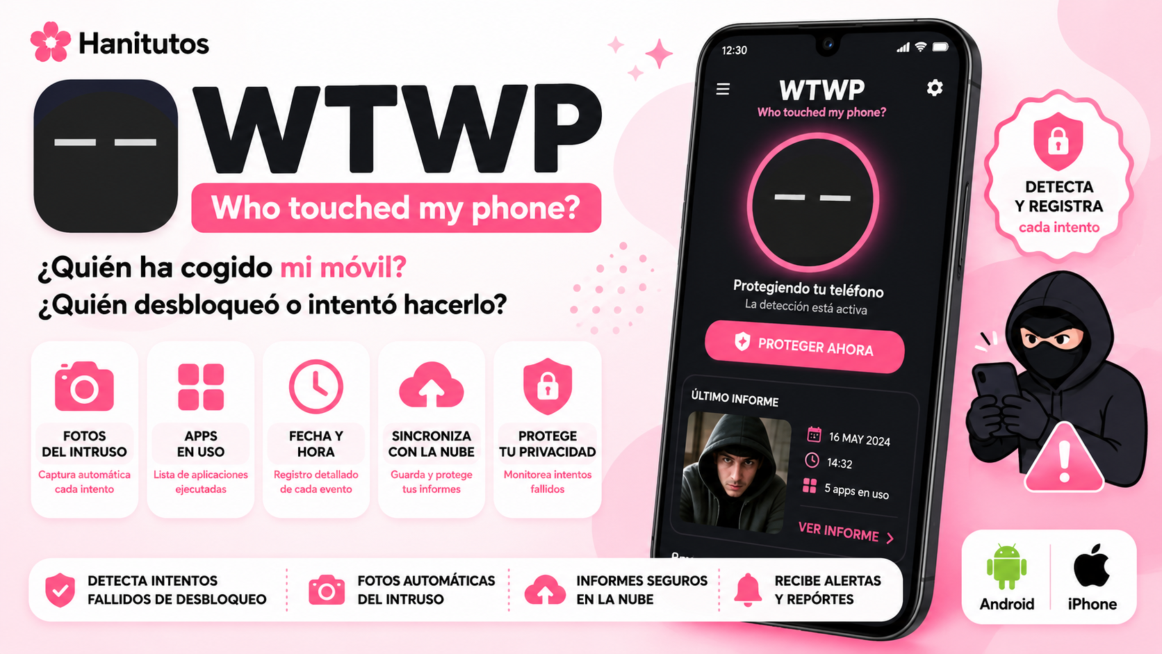 WTMP Who touched my phone Hanitutos